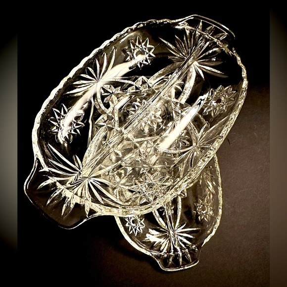 2 Vintage Anchor Hocking Relish Dishes - Picture 1 of 4